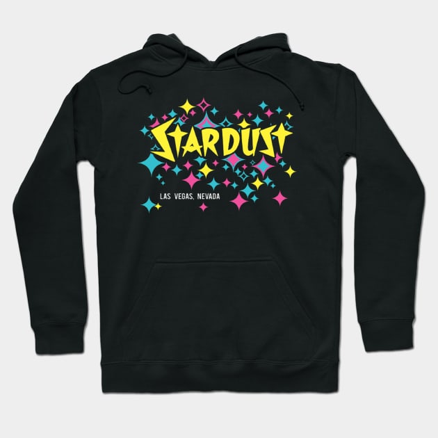 Stardust Hotel Casino Vintage Retro Las Vegas Hoodie by Ghost Of A Chance 